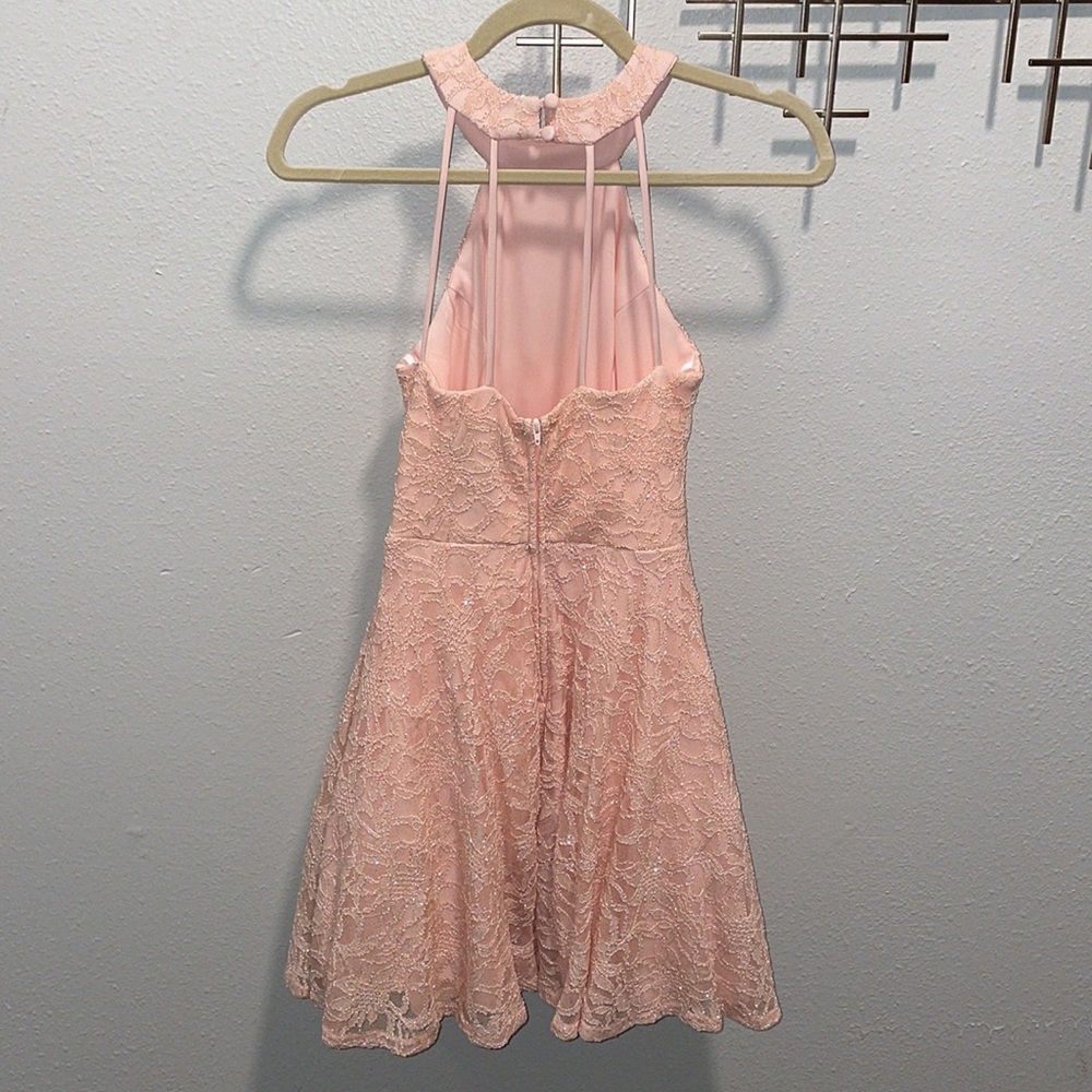 Camille La Vie Sequin Formal Pink Dress Size 1/2 - Picture 6 of 12